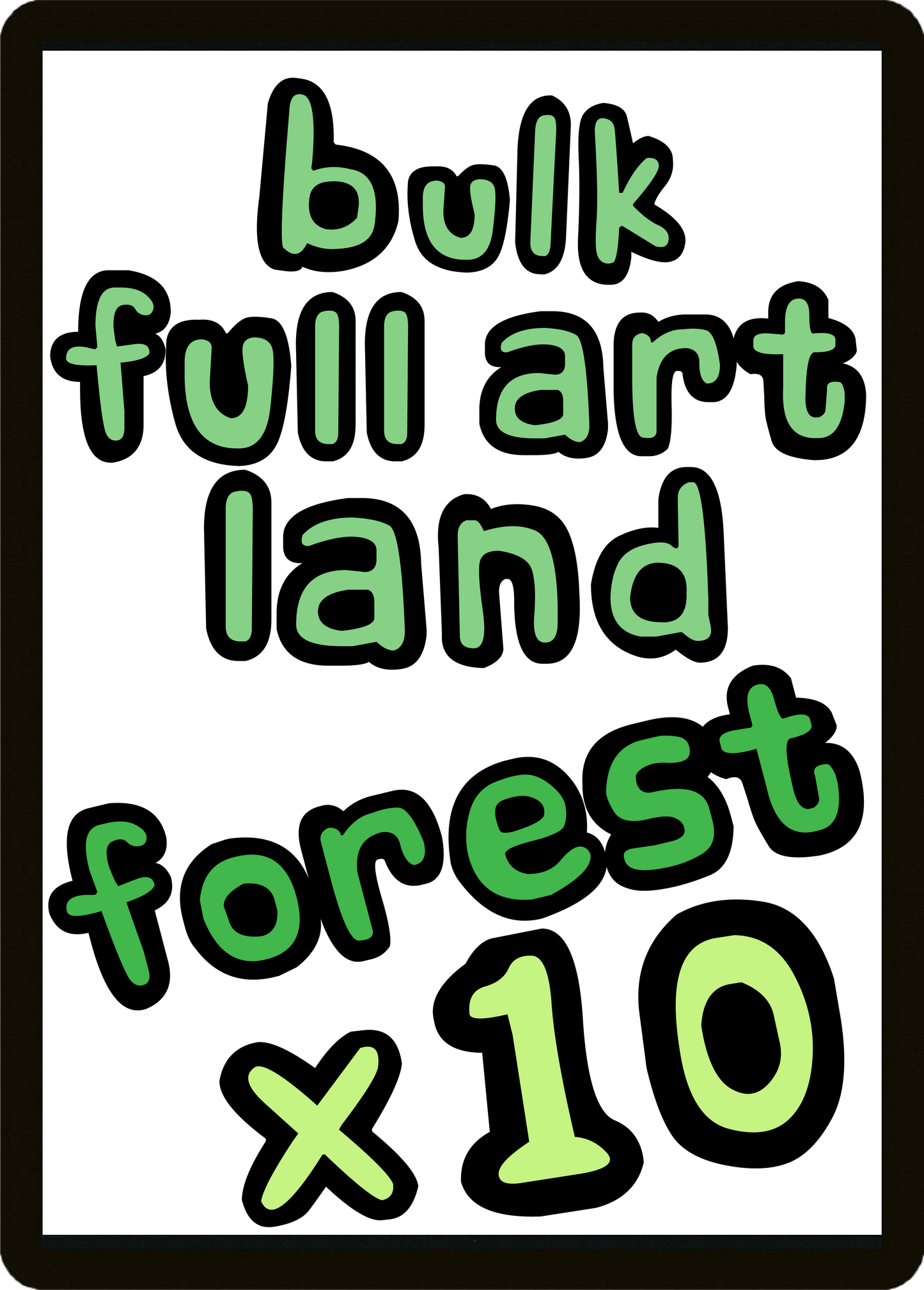 x10 Full Art Forests