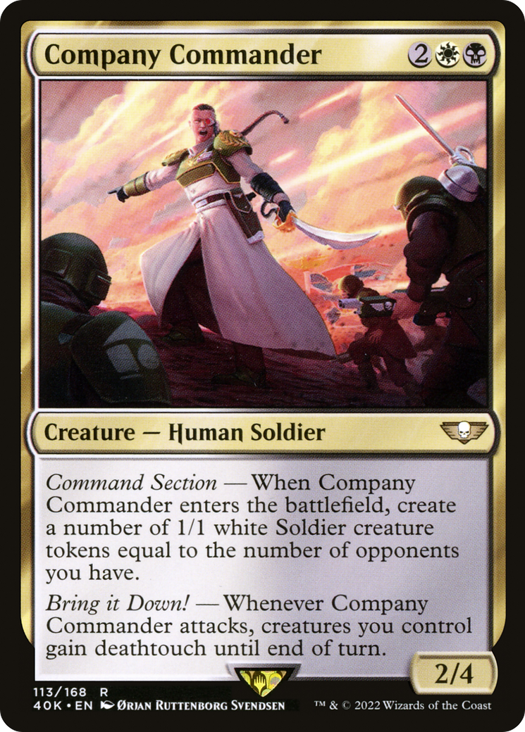 Company Commander [40K-113]