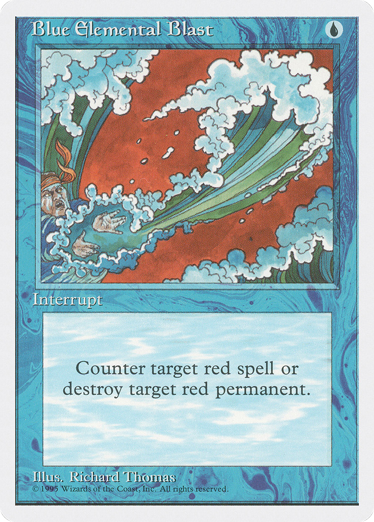 Blue Elemental Blast [4ED-063]
