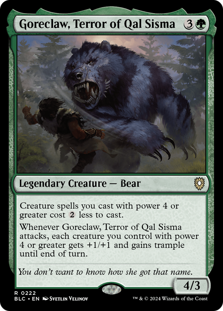 Goreclaw, Terror of Qal Sisma [BLC-222]