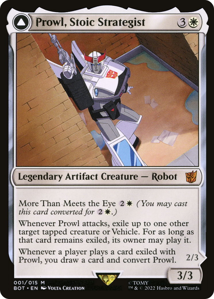 Prowl, Stoic Strategist // Prowl, Pursuit Vehicle [BOT-001]
