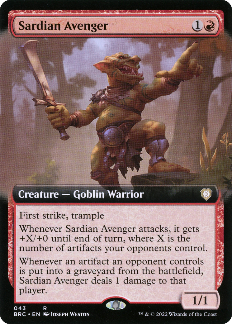 Sardian Avenger [BRC-043]