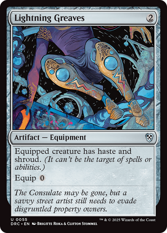 Lightning Greaves [DRC-055]