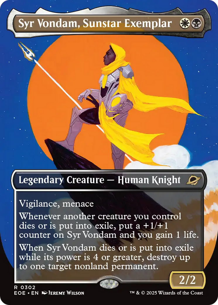 Syr Vondam, Sunstar Exemplar [EOE-302]