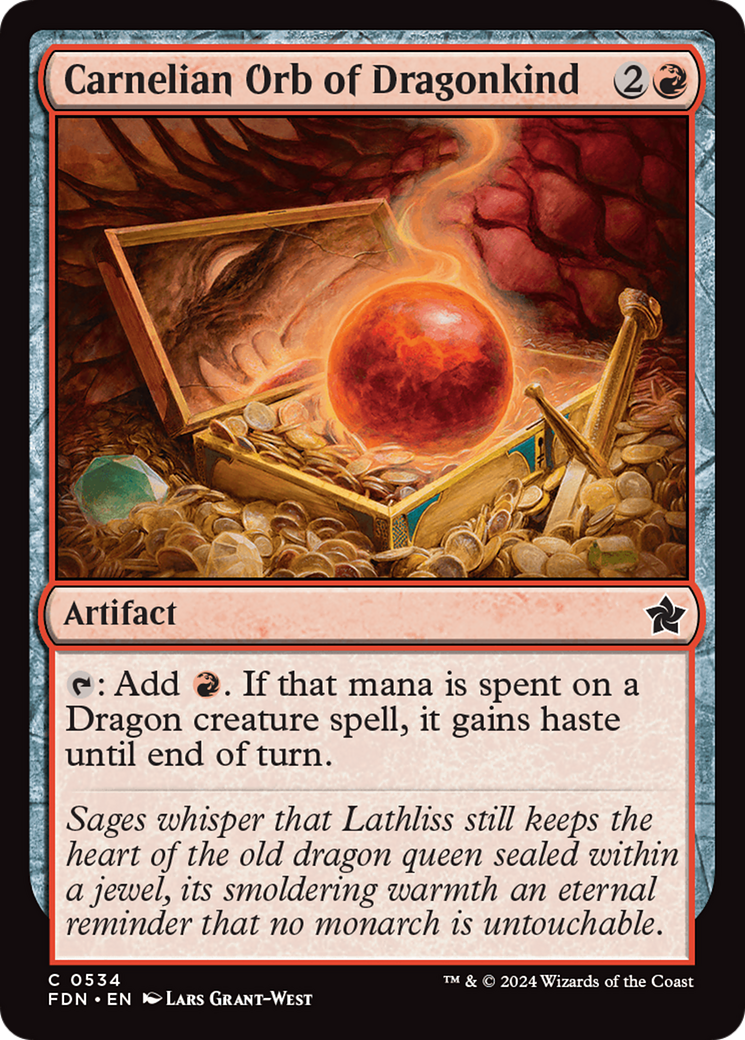 Carnelian Orb of Dragonkind [FDN-534]