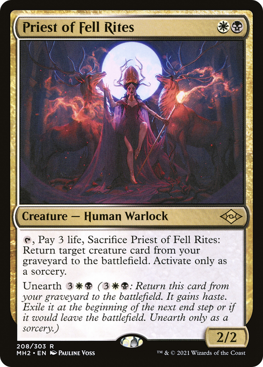 Priest of Fell Rites [MH2-208]