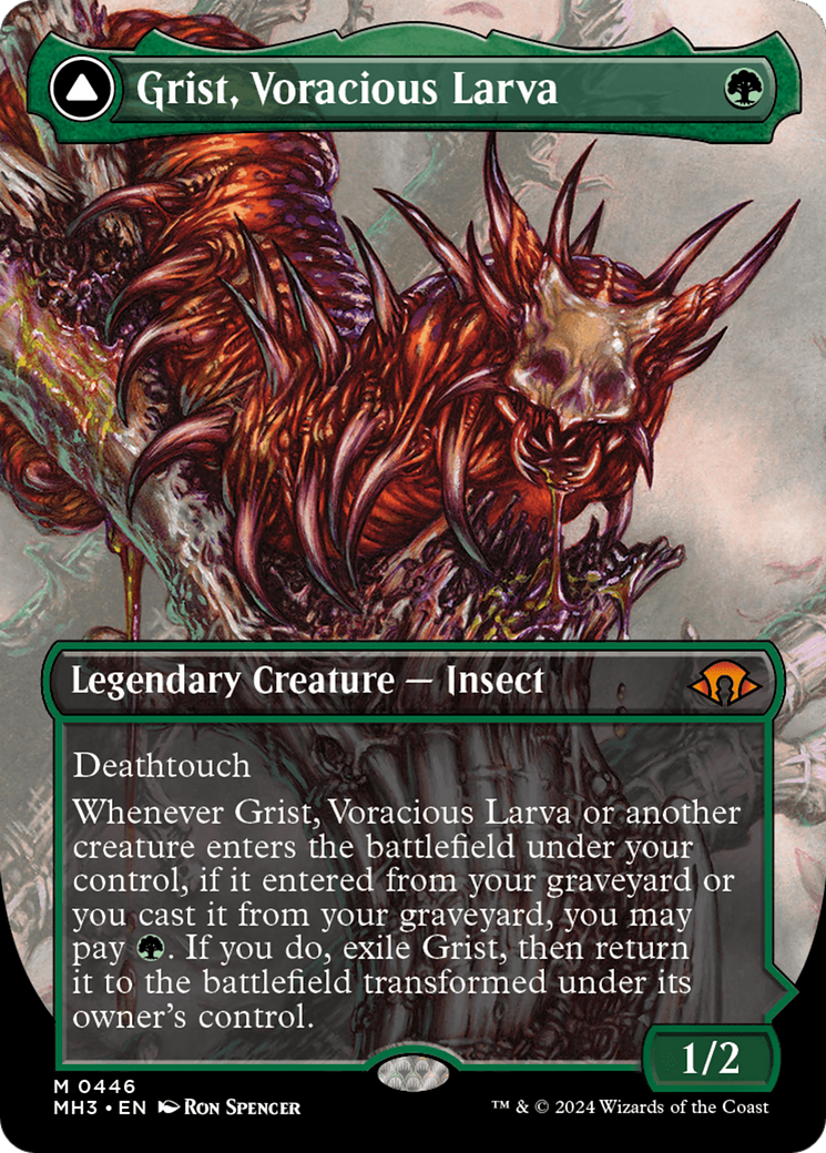Grist, Voracious Larva // Grist, the Plague Swarm [MH3-446]