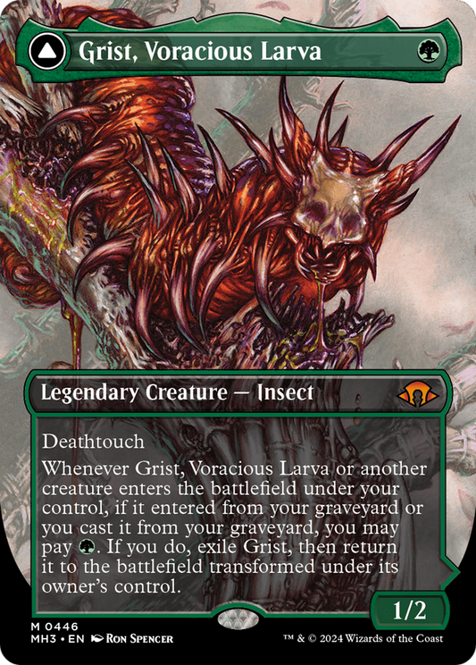 Grist, Voracious Larva // Grist, the Plague Swarm [MH3-446]