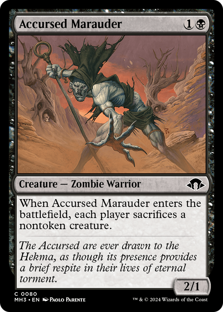 Accursed Marauder [MH3-080]
