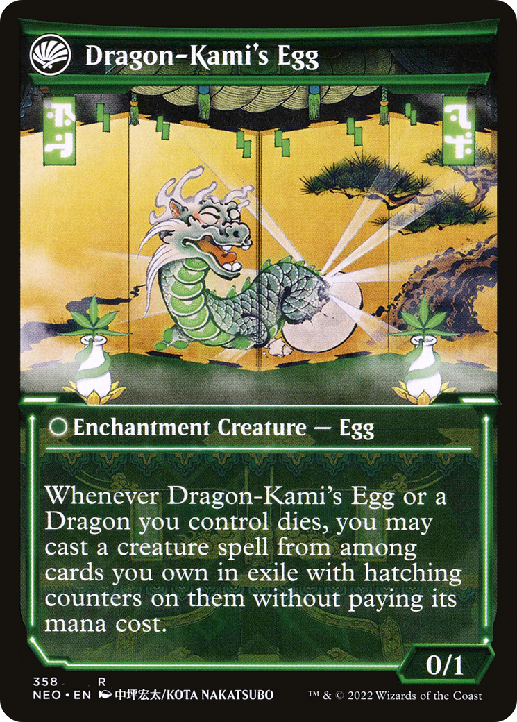 The Dragon-Kami Reborn // Dragon-Kami's Egg [NEO-358]