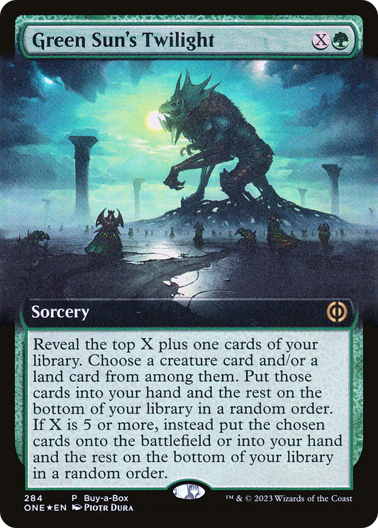 Green Sun's Twilight [ONE-284]