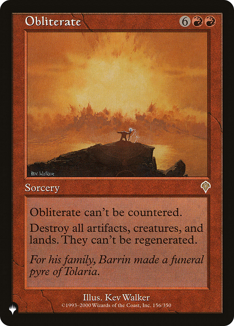 Obliterate [PLST-INV-156]