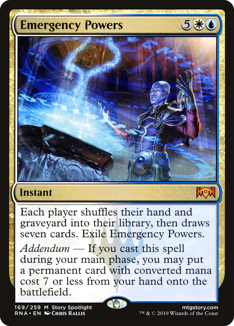 Emergency Powers [RNA-169]