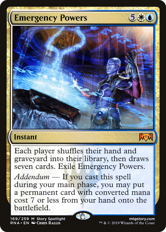 Emergency Powers [RNA-169]