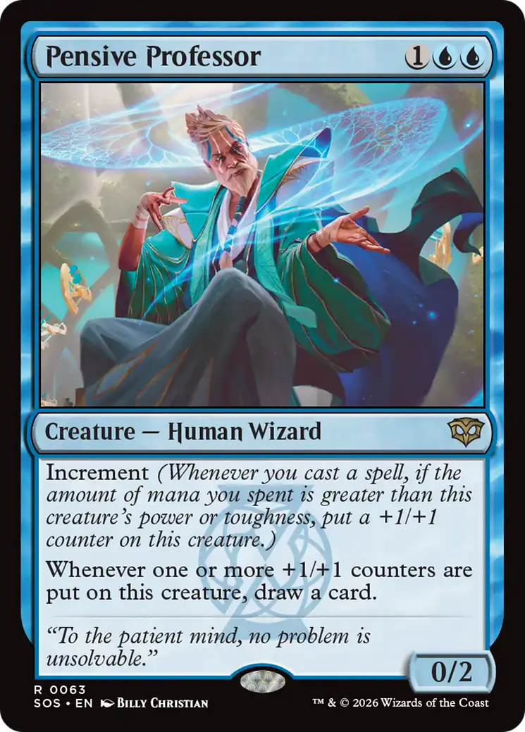 Pensive Professor [SOS-063]
