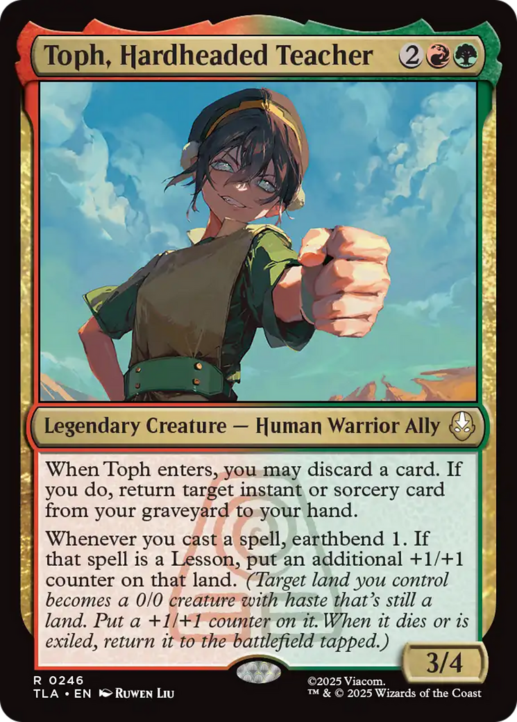 Toph, Hardheaded Teacher [TLA-246]