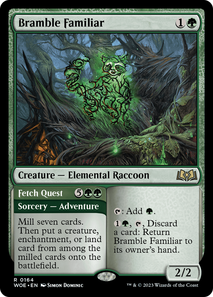 Bramble Familiar // Fetch Quest [WOE-164]