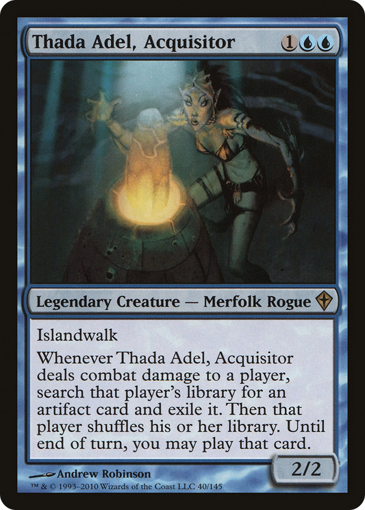 Thada Adel, Acquisitor